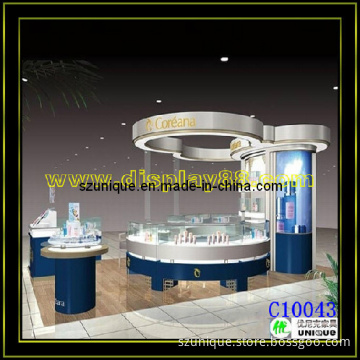 Cosmetic Display Kiosk/Showcase for Cosmetic Display